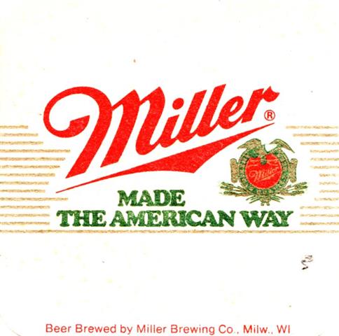 milwaukee wi-usa miller quad 2b (170-u beer brewed by)